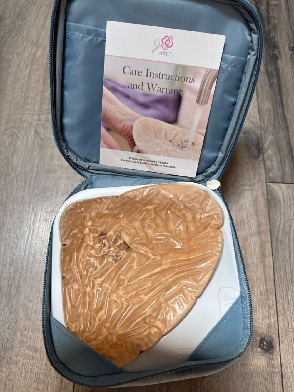 ABC Breast Form 10270 Size 7 With Case & Care Instructions